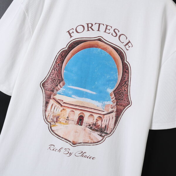 Fortesce Heritage Tee Shirt White - Image 2