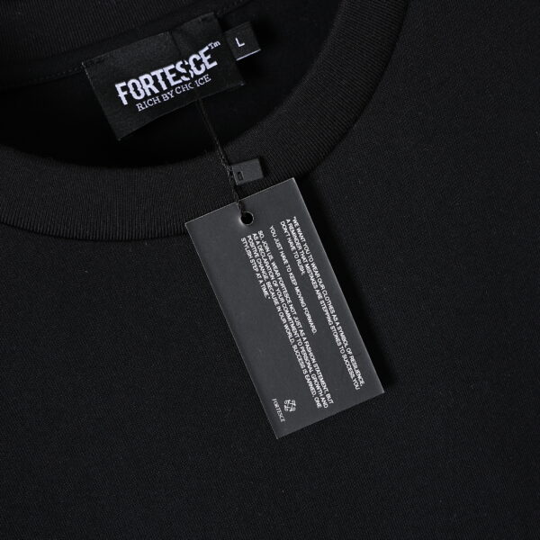 Fortesce Heritage Tee Shirt Black - Image 14