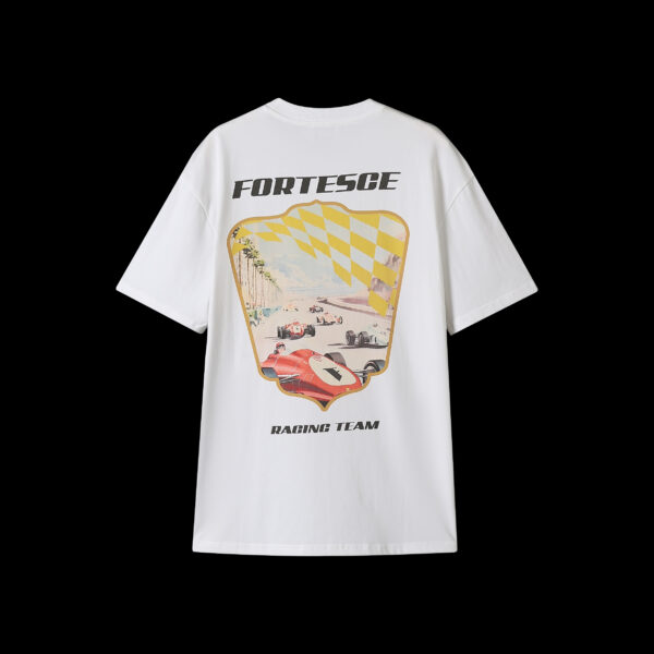 Fortesce Original Racing Tee Shirt White