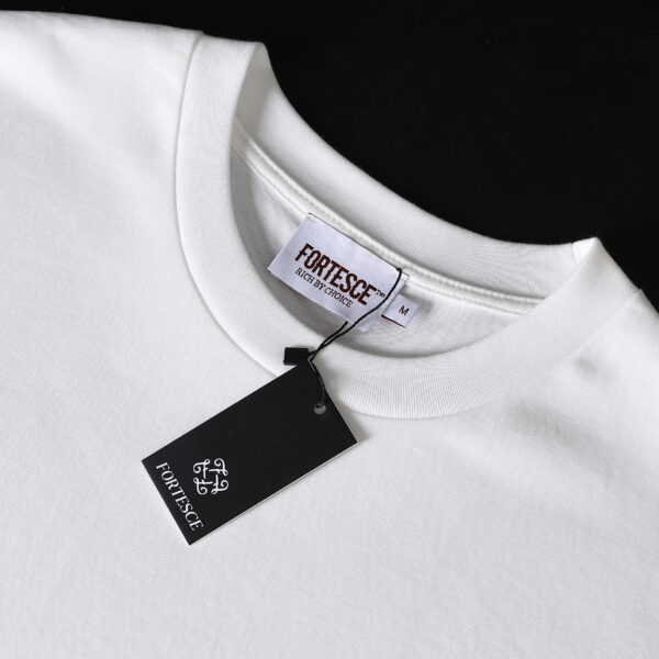 Fortesce Original Racing Tee Shirt White - Image 4