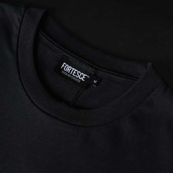 Fortesce Original Racing Tee Shirt Black - Image 7