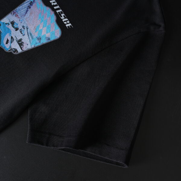 Fortesce Original Racing Tee Shirt Black - Image 9