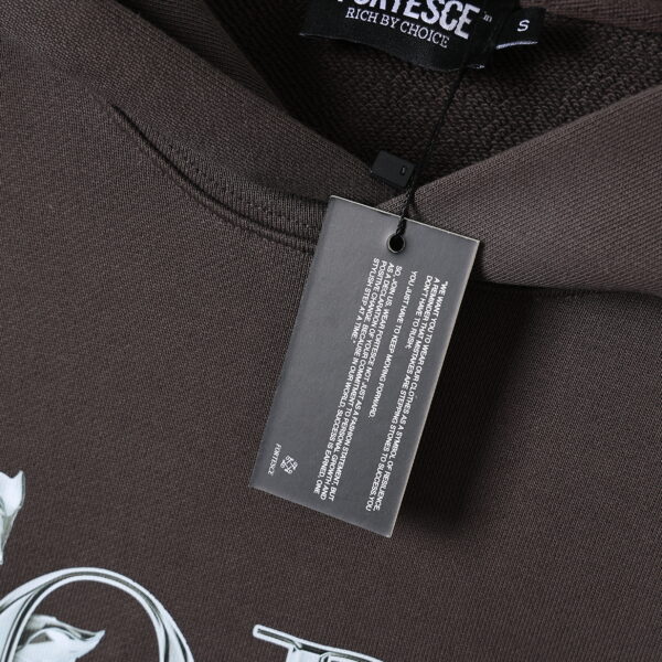 Fortesce Chrome Lux Hoodie Charcoal Grey - Image 4
