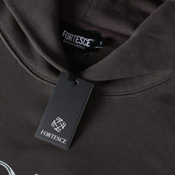 Fortesce Chrome Lux Hoodie Charcoal Grey