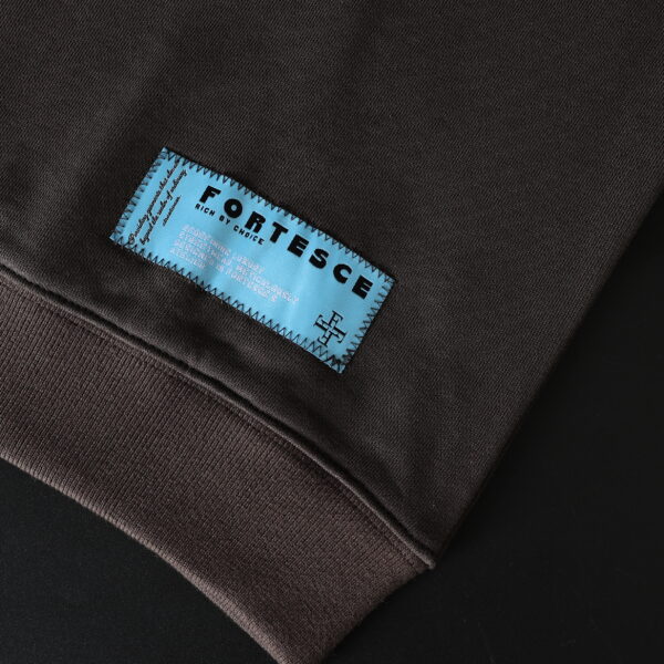 Fortesce Chrome Lux Hoodie Charcoal Grey - Image 17