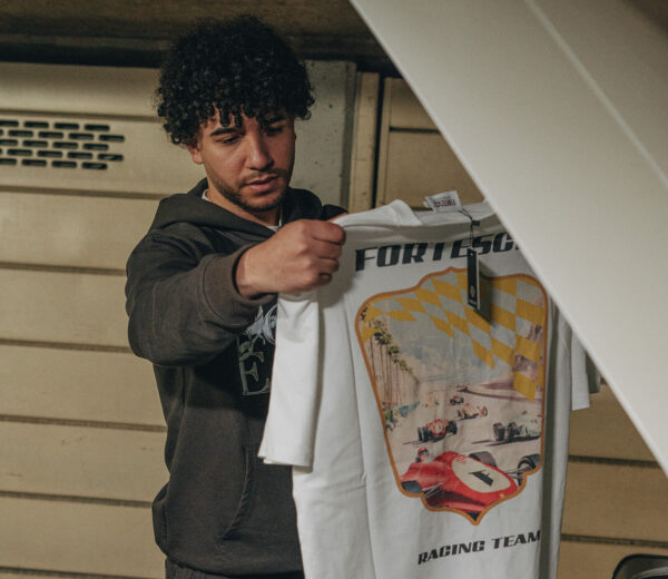 Retro Racing Tee – White Shirt