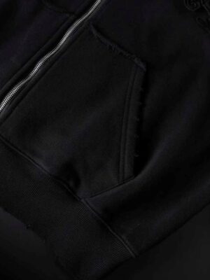 Big Basic Distressed Hoodie