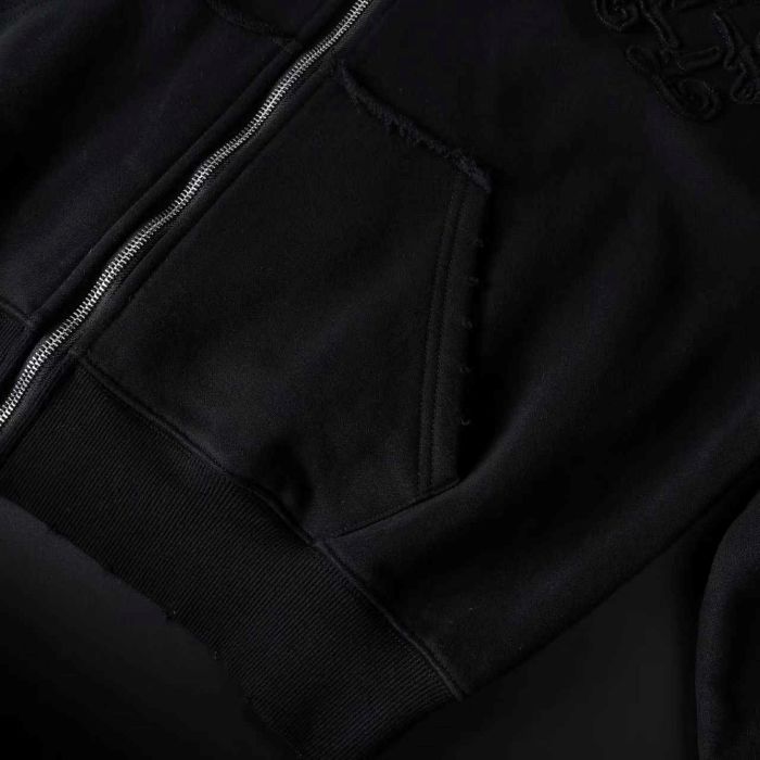 Big Basic Distressed Hoodie