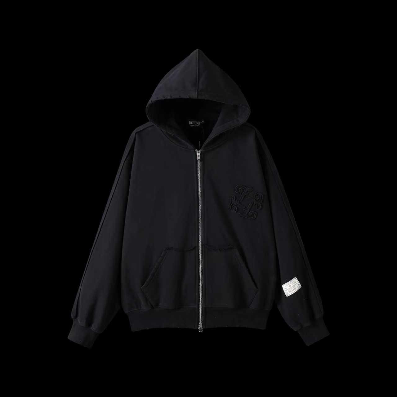 Big Basic Distressed Hoodie