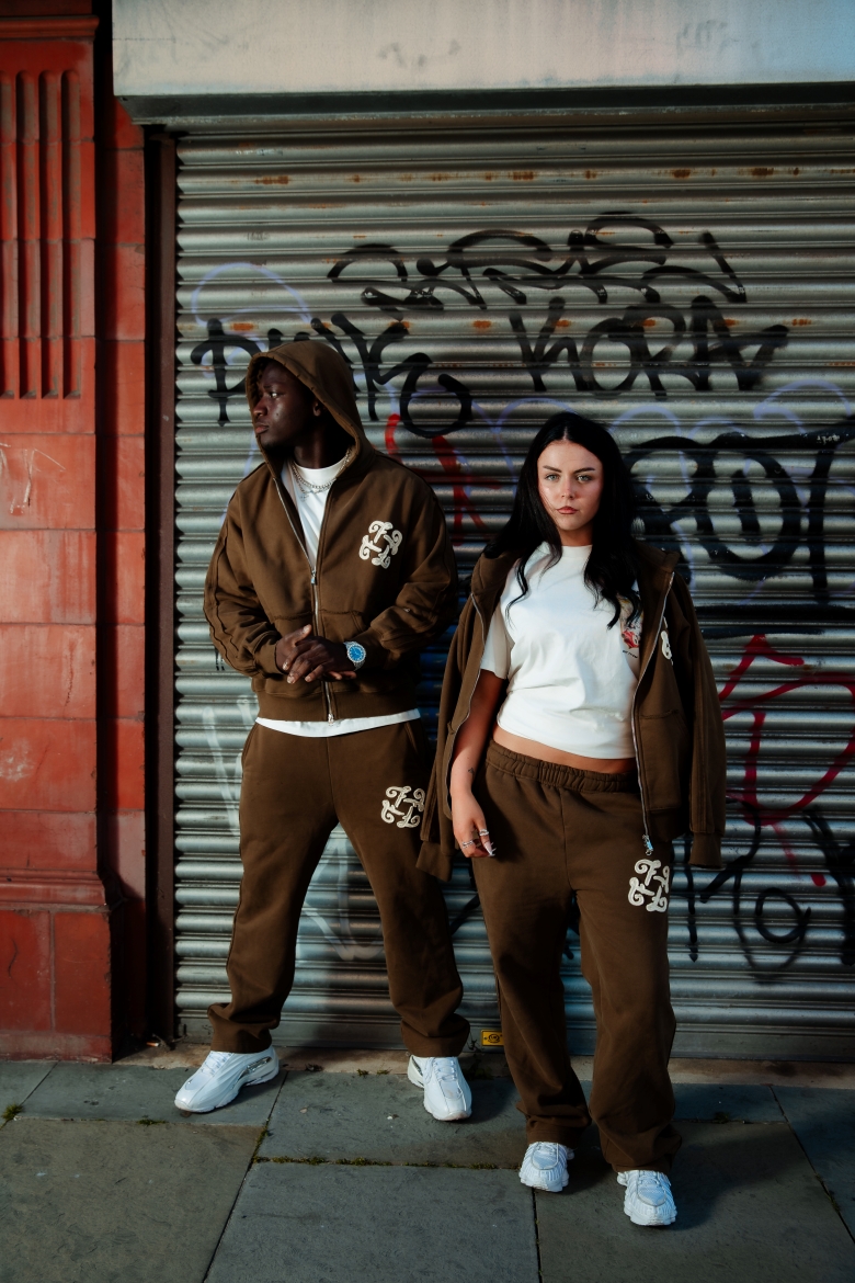 Brown Suede Big Basic Tracksuit