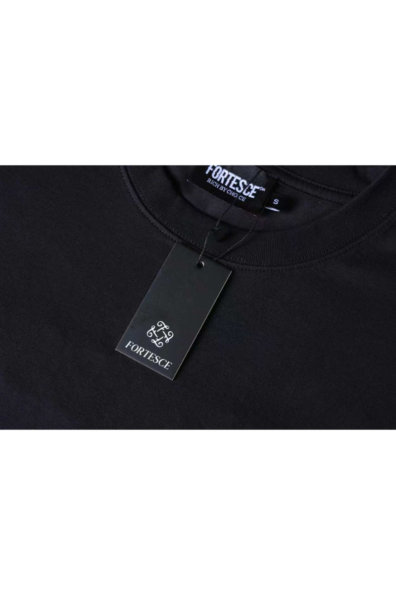 Black Big Basic Tee