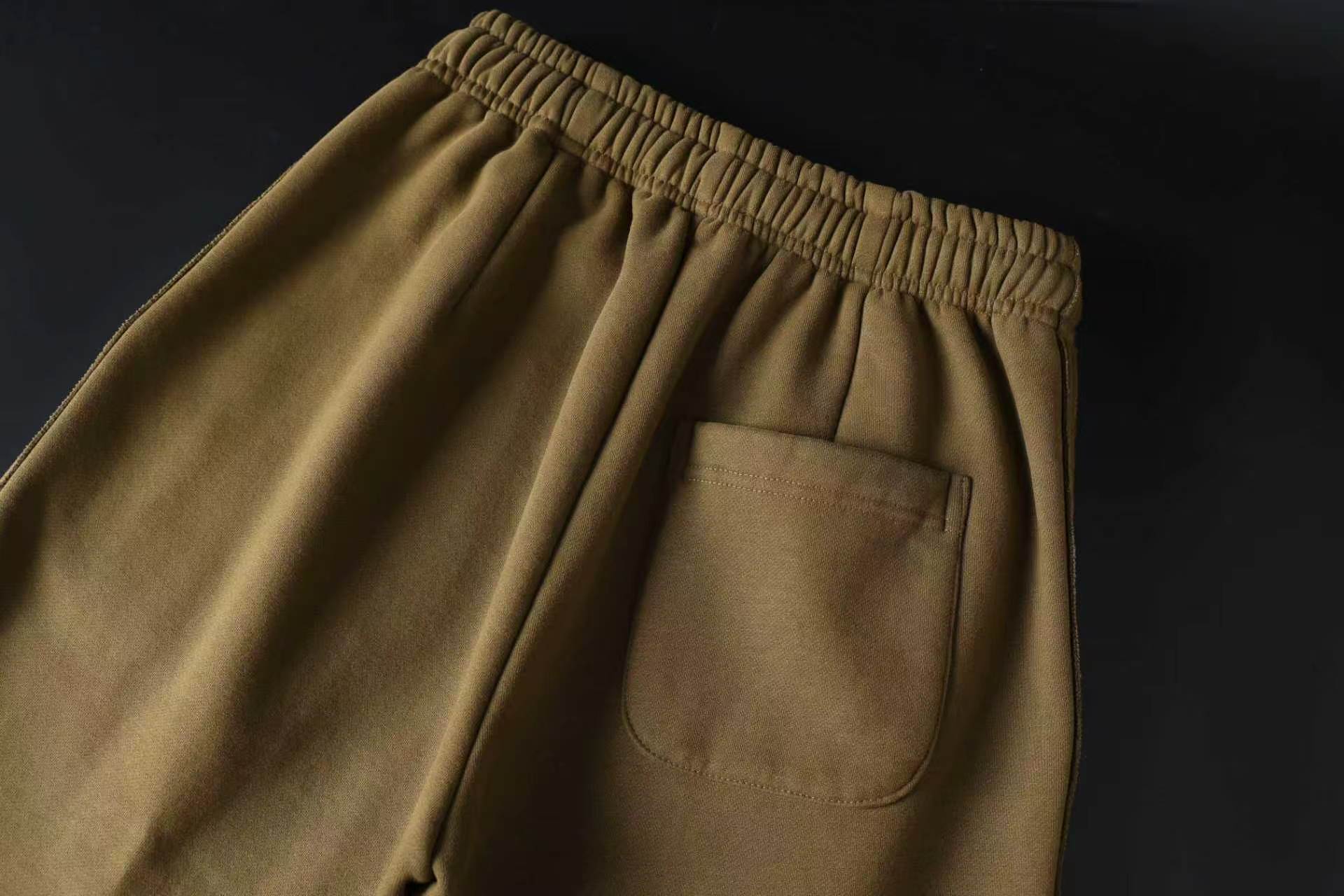 Brown Suede Big Basic Pants