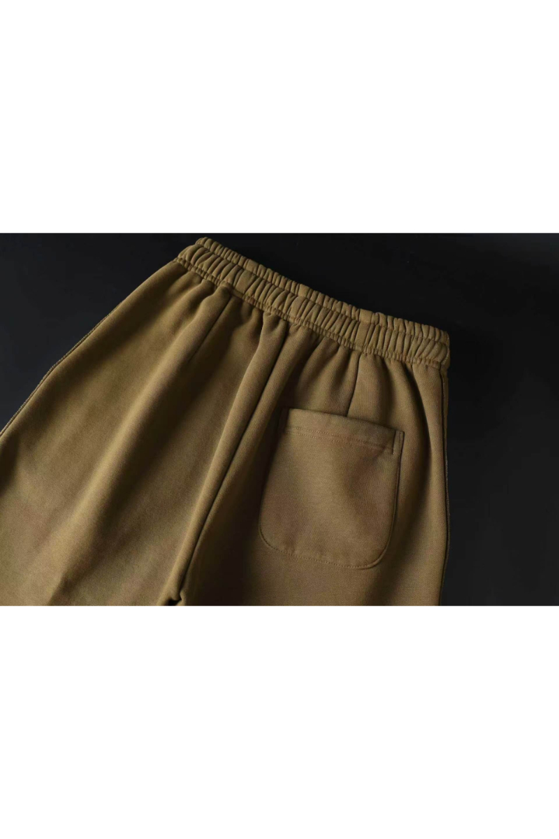 Brown Suede Big Basic Pants