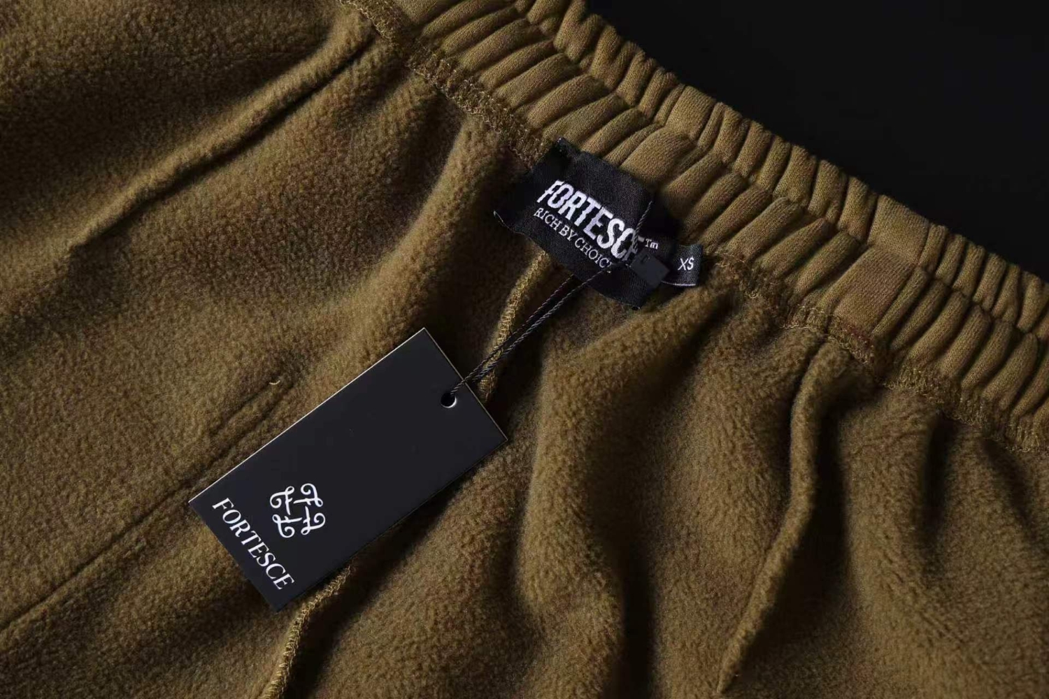 Brown Suede Big Basic Pants