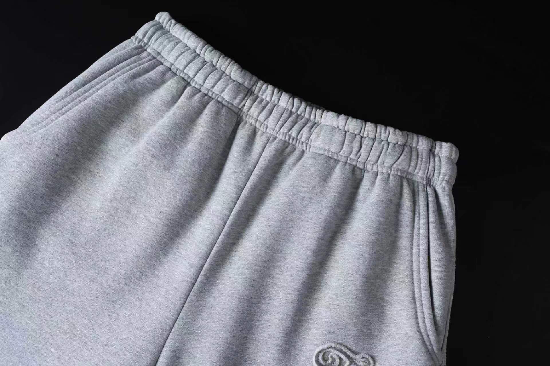 Grey Big Basic Shorts